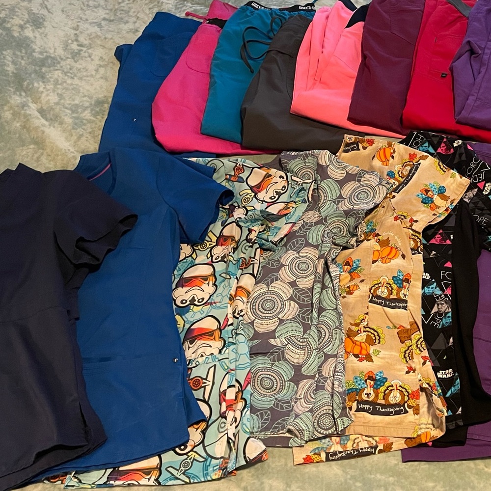 Lot of scrubs